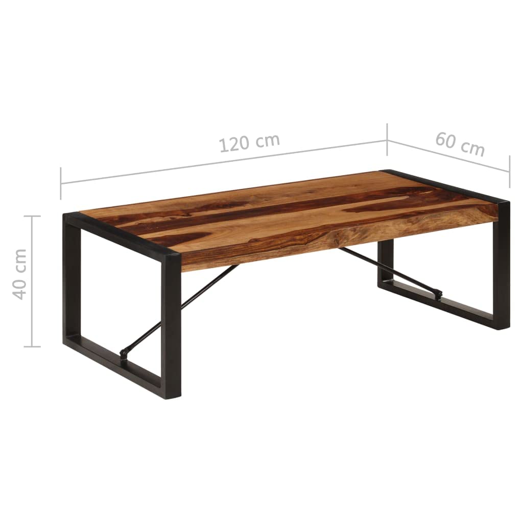Solid Sheesham Wood Coffee Table Z13830