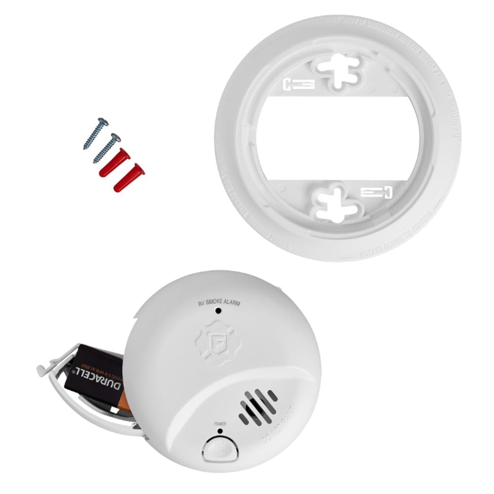 Battery-Operated Smoke Alarm F258293