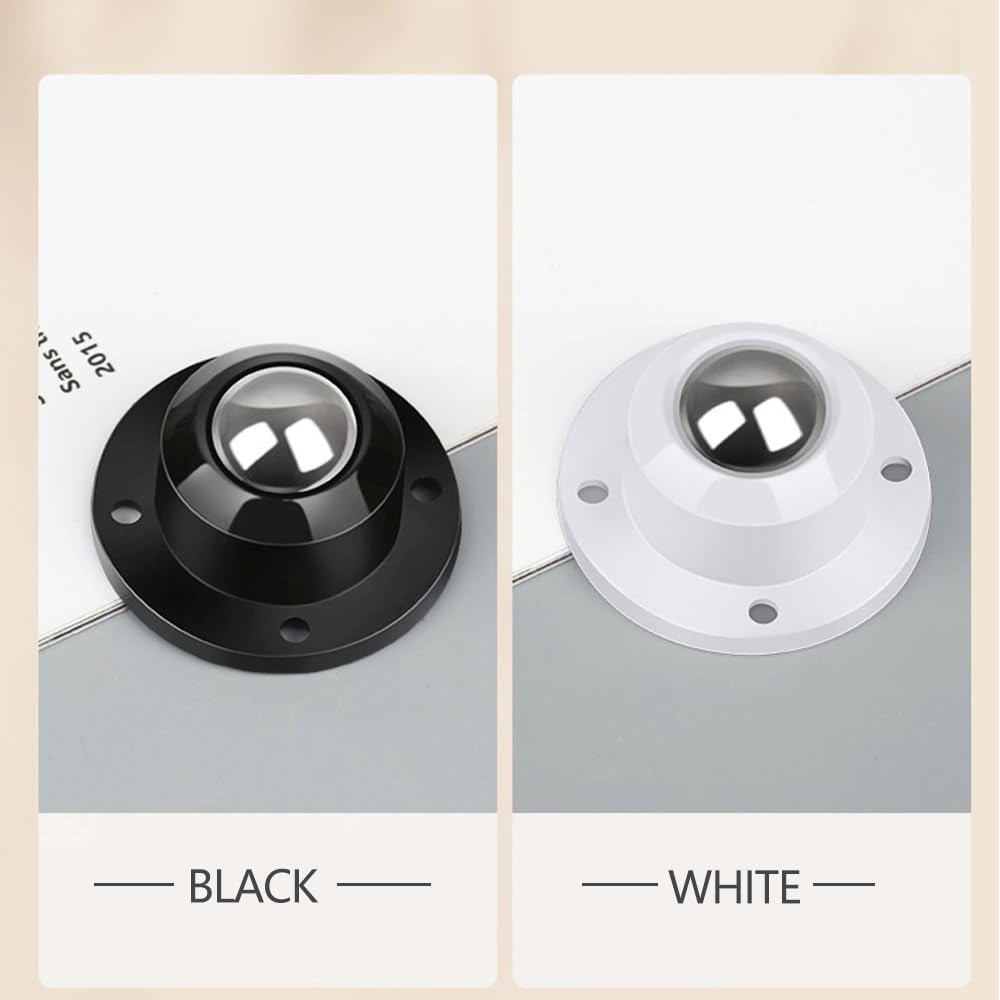 Self Adhesive Caster Wheels 0.8 Inch Black 4 Pack I792