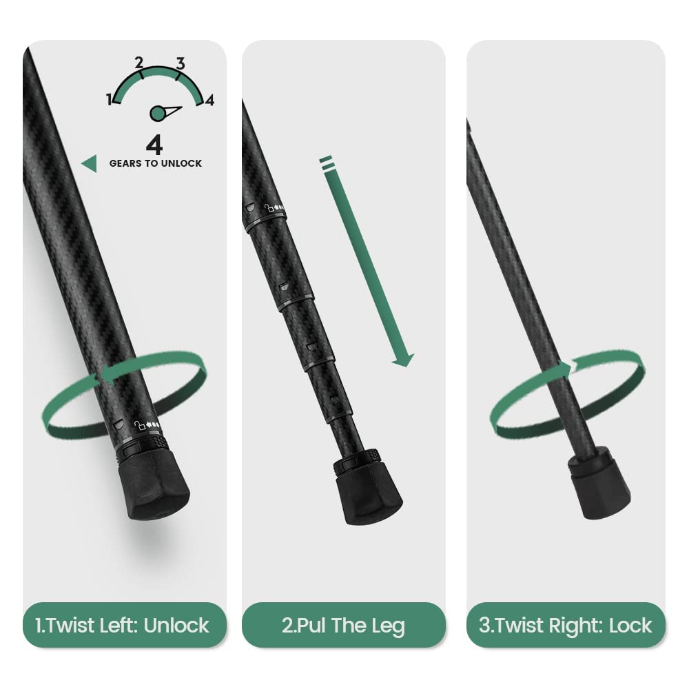 Carbon Fiber 60 Inch Camera Tripod K848