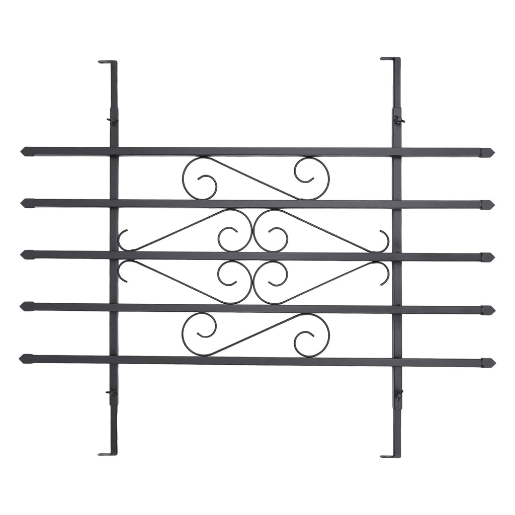 Black 24" x 36" 2 Packs Window Security Bars I67705