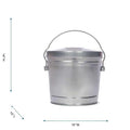 Galvanized Trash Can with Lid N395617