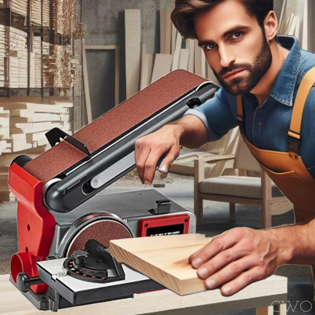 Belt and Disc Sander 4 inch x 36 inch Belt 6 inch Disc C204346