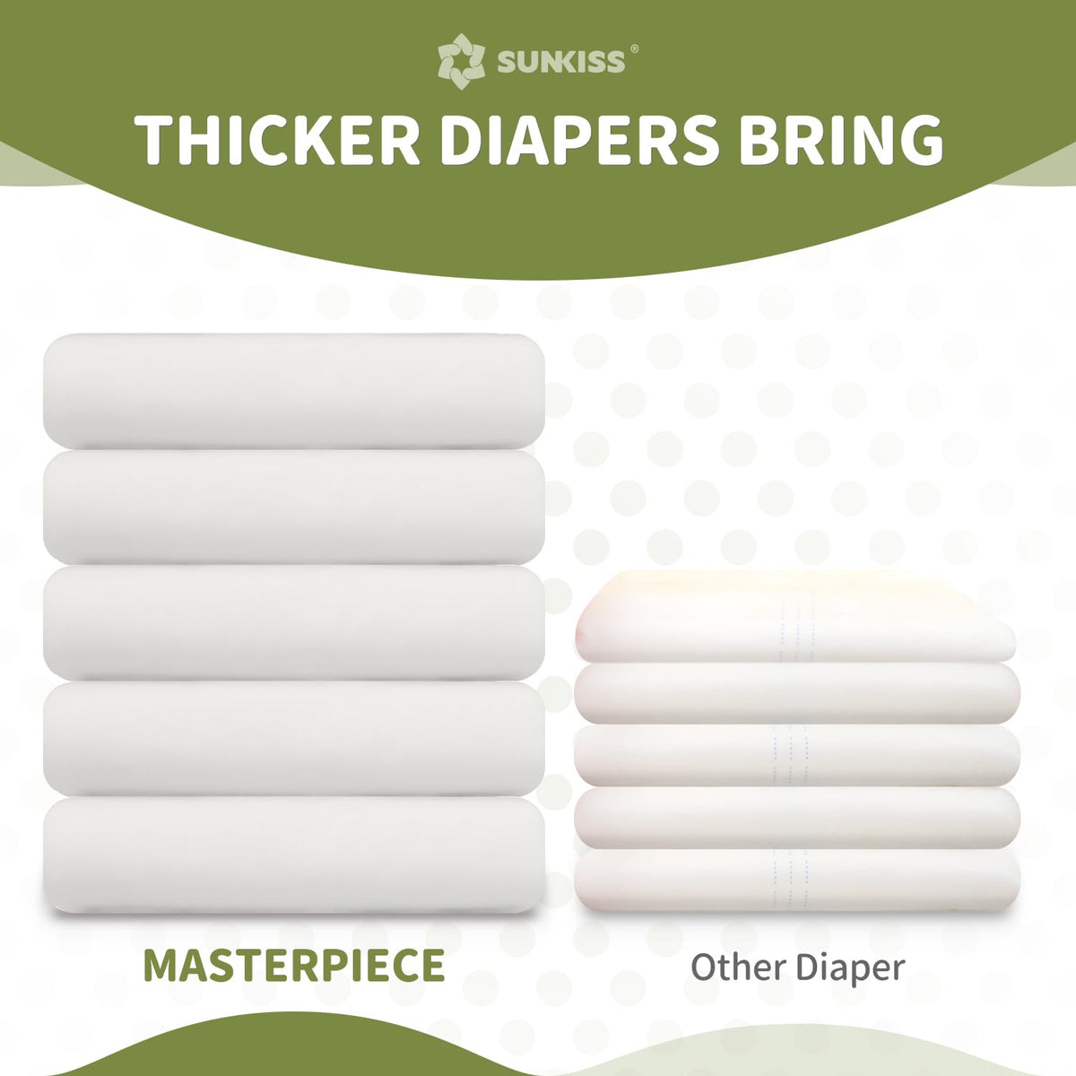 White Adult Diapers I424283