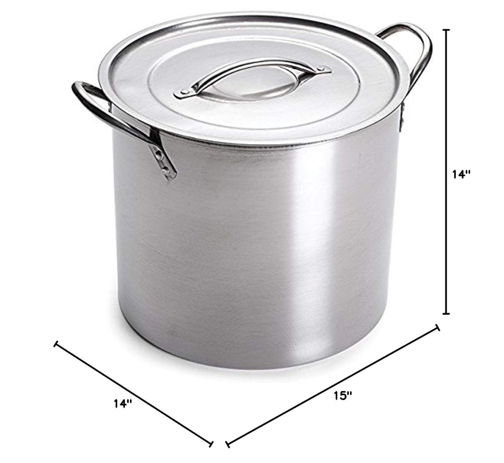 5 Gallon Stainless Steel Stock Pot with Lid S641