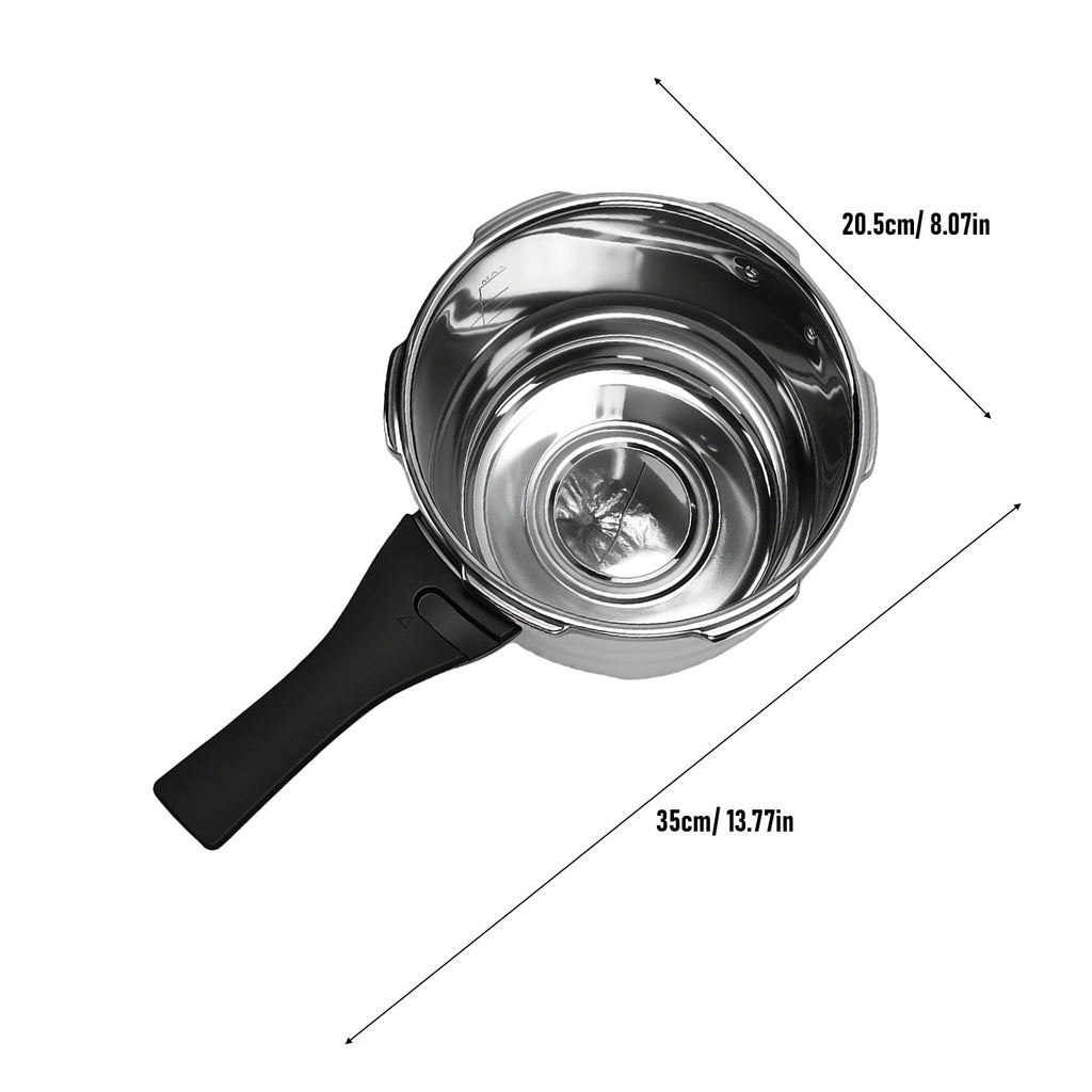 3L Stainless Steel Pressure Cooker W46959