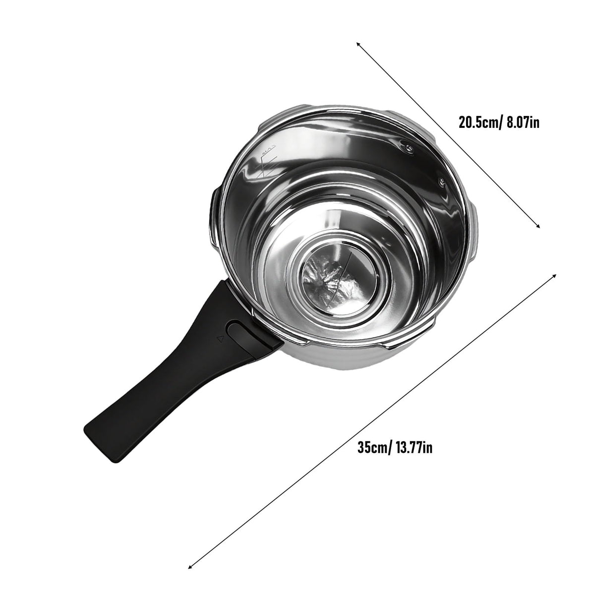 3L Stainless Steel Pressure Cooker W46959
