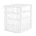 4-Tier White Plastic Drawer Organizer N199