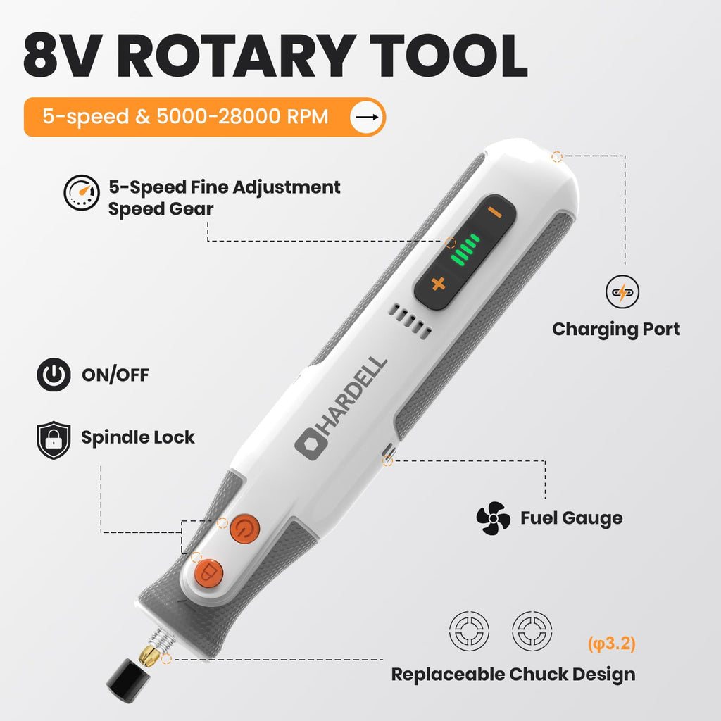 8V Cordless Rotary Tool Kit L72841