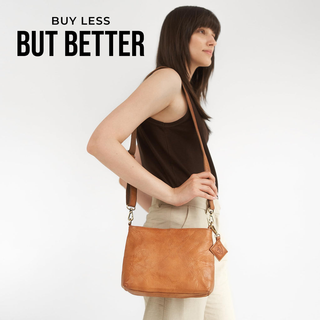 Full Grain Leather Crossbody Purses T2508