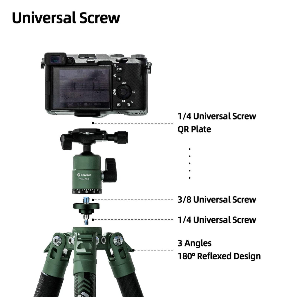 Carbon Fiber 60 Inch Camera Tripod K848