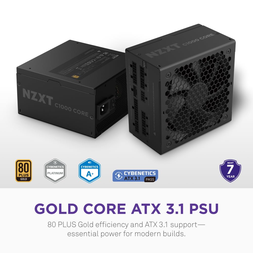 1000W ATX 3.1 80+ Gold Power Supply M13018