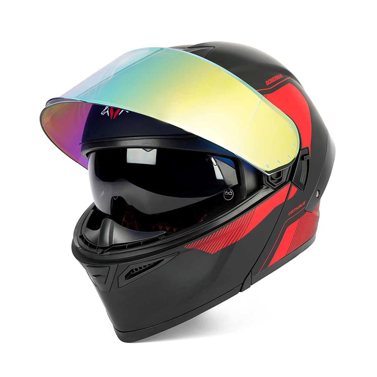 Modular Motorcycle Helmet with LED Lights O623249