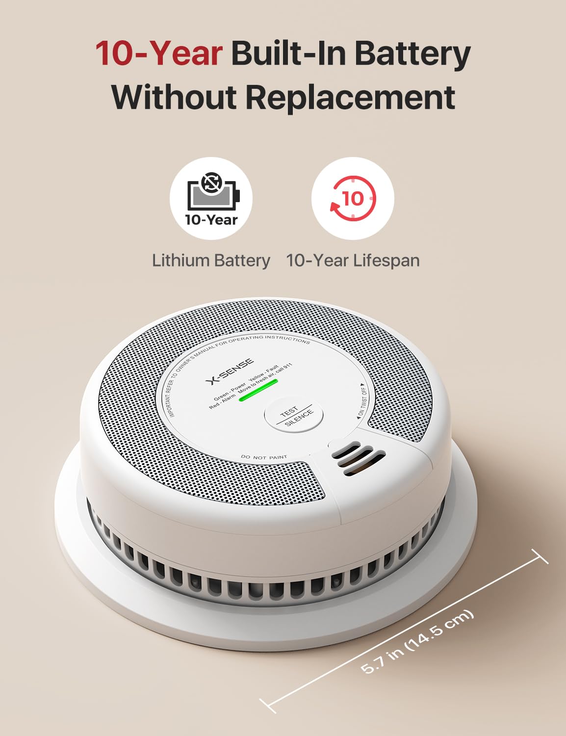 Smoke & Carbon Monoxide Alarm 5-Pack D317