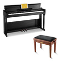 88-Key Weighted Action Digital Piano + Solid Wood Keyboard Bench X848953