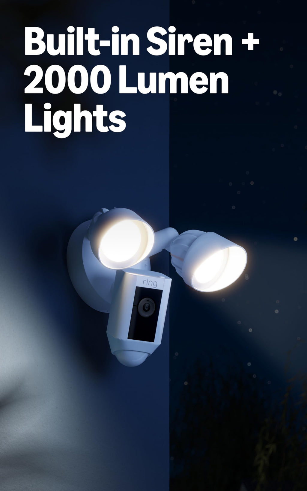 Wired Floodlight Cam White C417