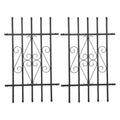 Black 24" x 36" 2 Packs Window Security Bars I67705
