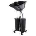 Portable Height Angle Adjustable Shampoo Bowl with Electric Pump Q787