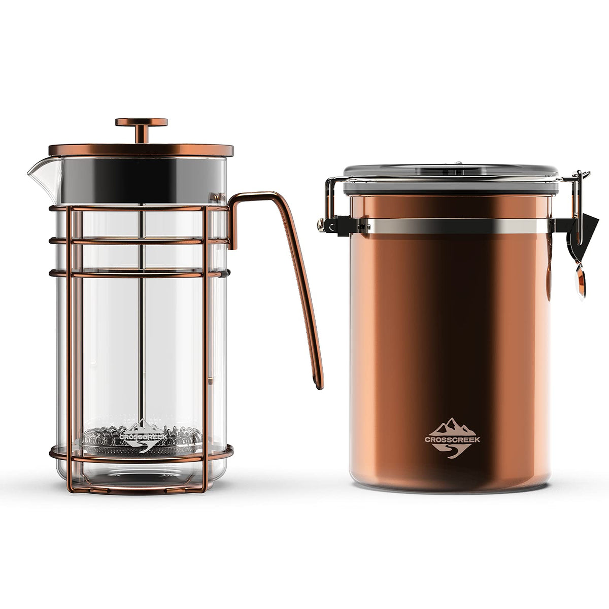Small Stainless Steel French Coffee Press 34 Ounce D835