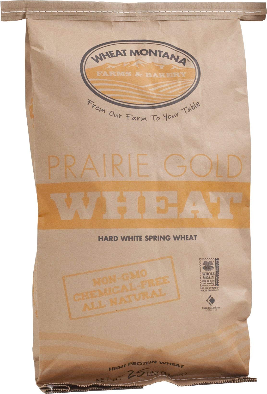 Hard White Wheat, 25 Pounds - Pack of 3 V58275