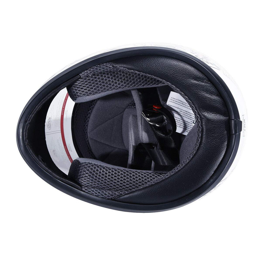 Full Face Motorcycle Helmet DOT Matte L196
