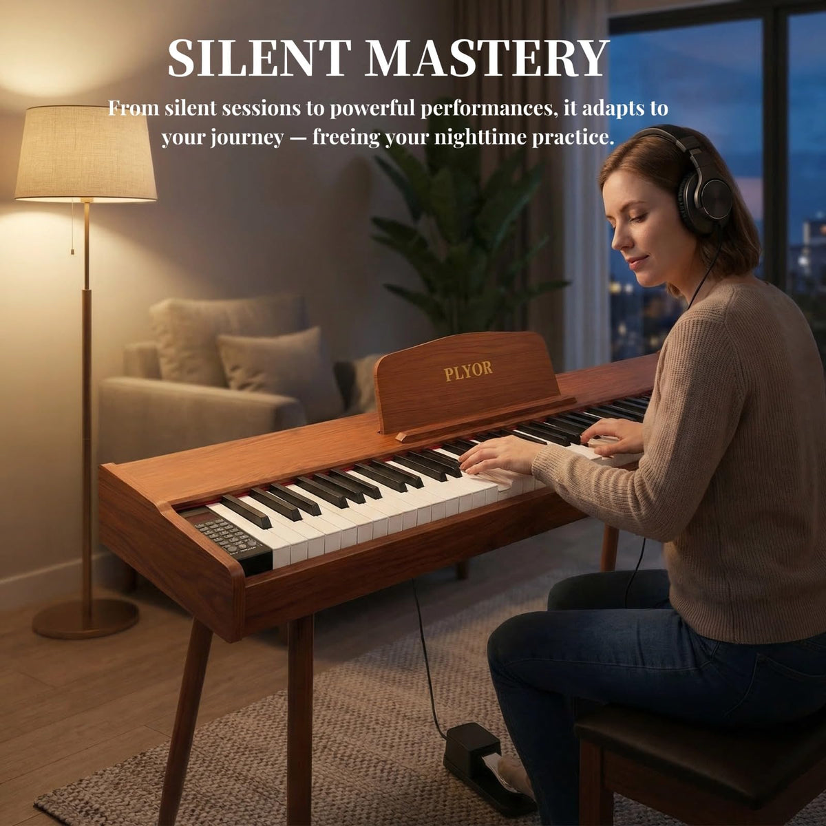 88 Key Semi Weighted Full-Size Electric Piano Keyboard R1645