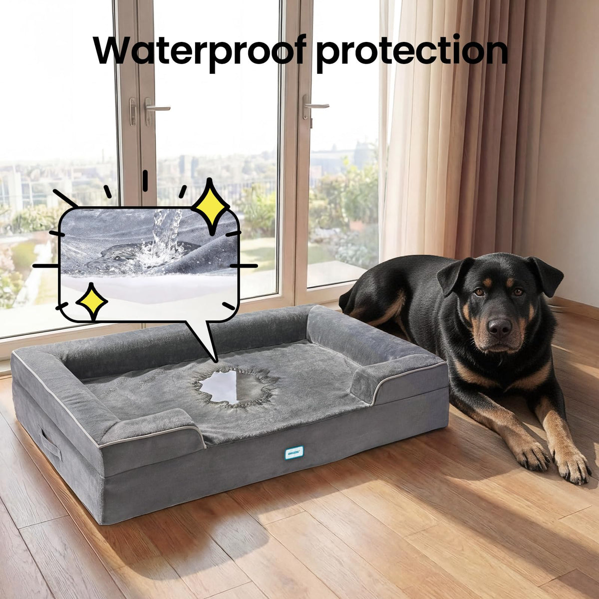 Extra Large Memory Foam Dog Bed K516362