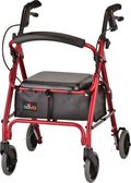 Lightweight Folding Narrow Rollator Walker with Seat D323