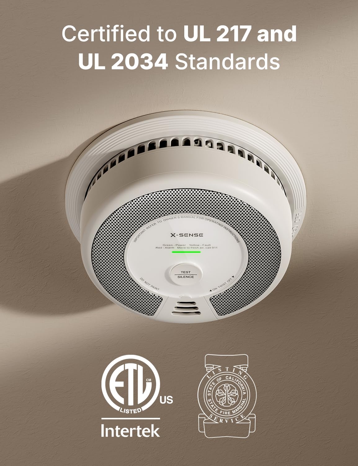 Smoke & Carbon Monoxide Alarm 5-Pack D317