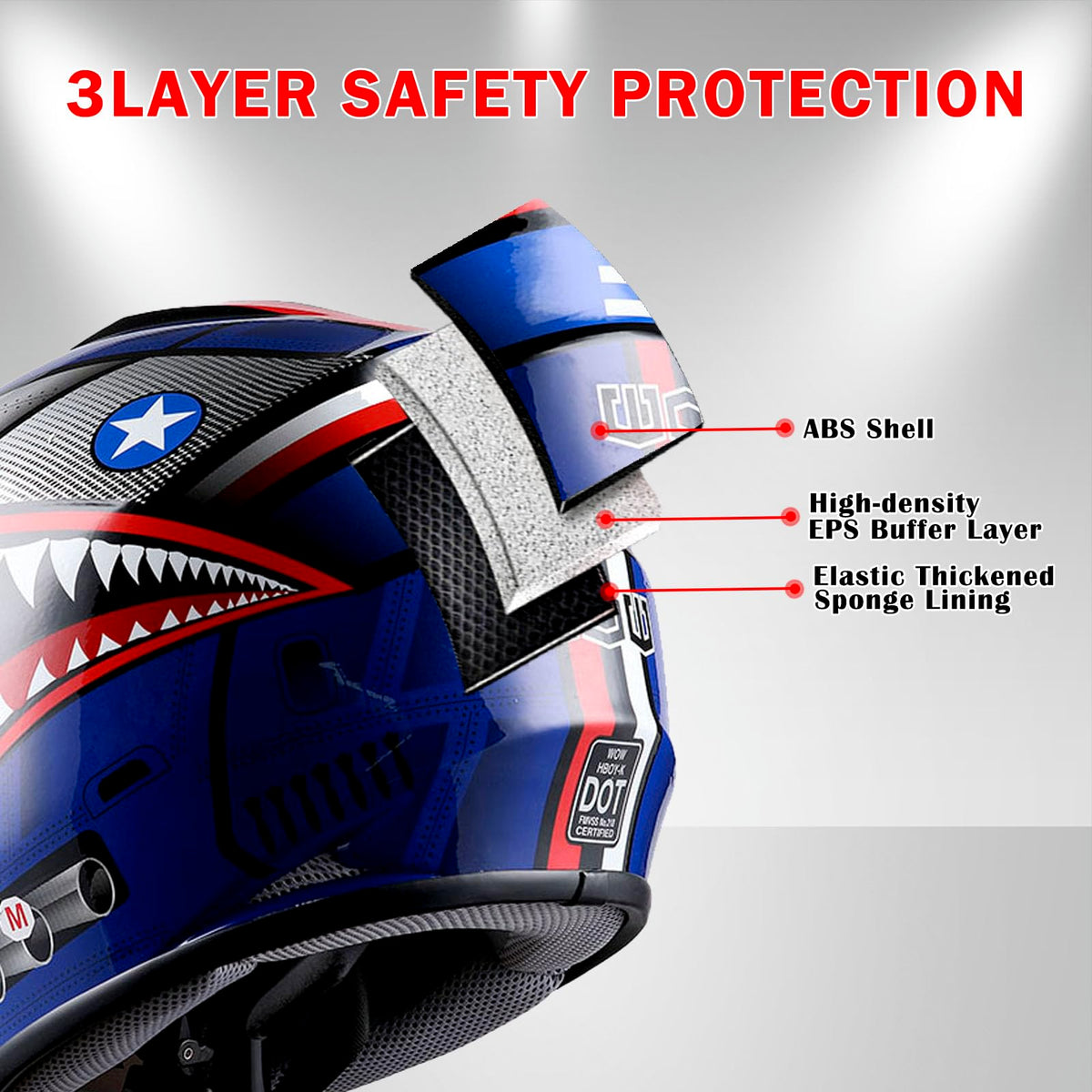 Kids Motocross Helmet F174