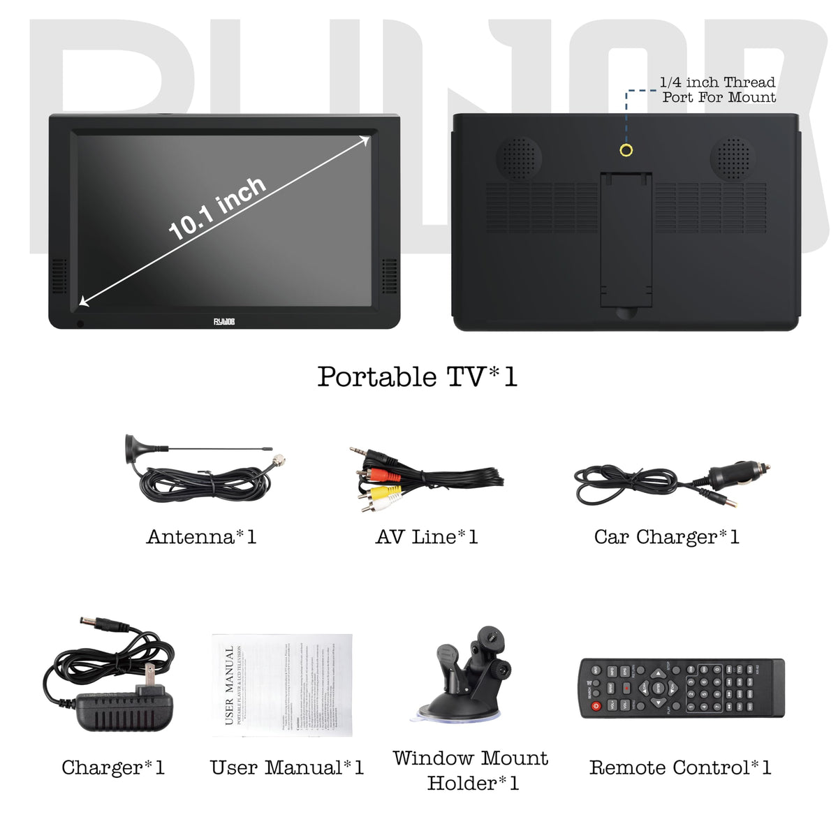 Portable Digital TV with Antenna K55931