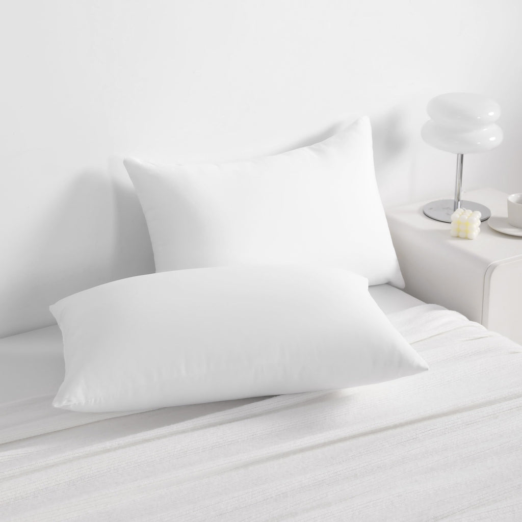 King Down Alternative Bed Pillows Set of 2 White R34875