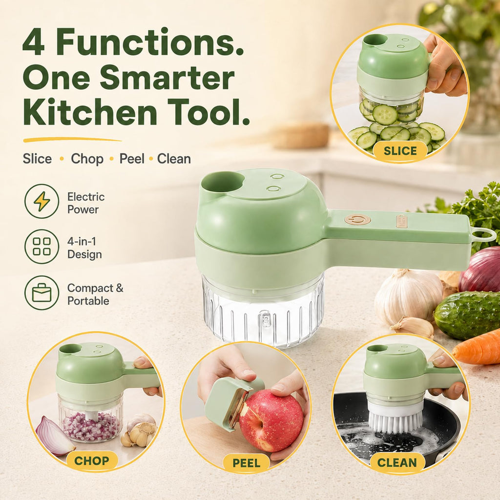 4 in 1 Handheld Electric Food Chopper C4534