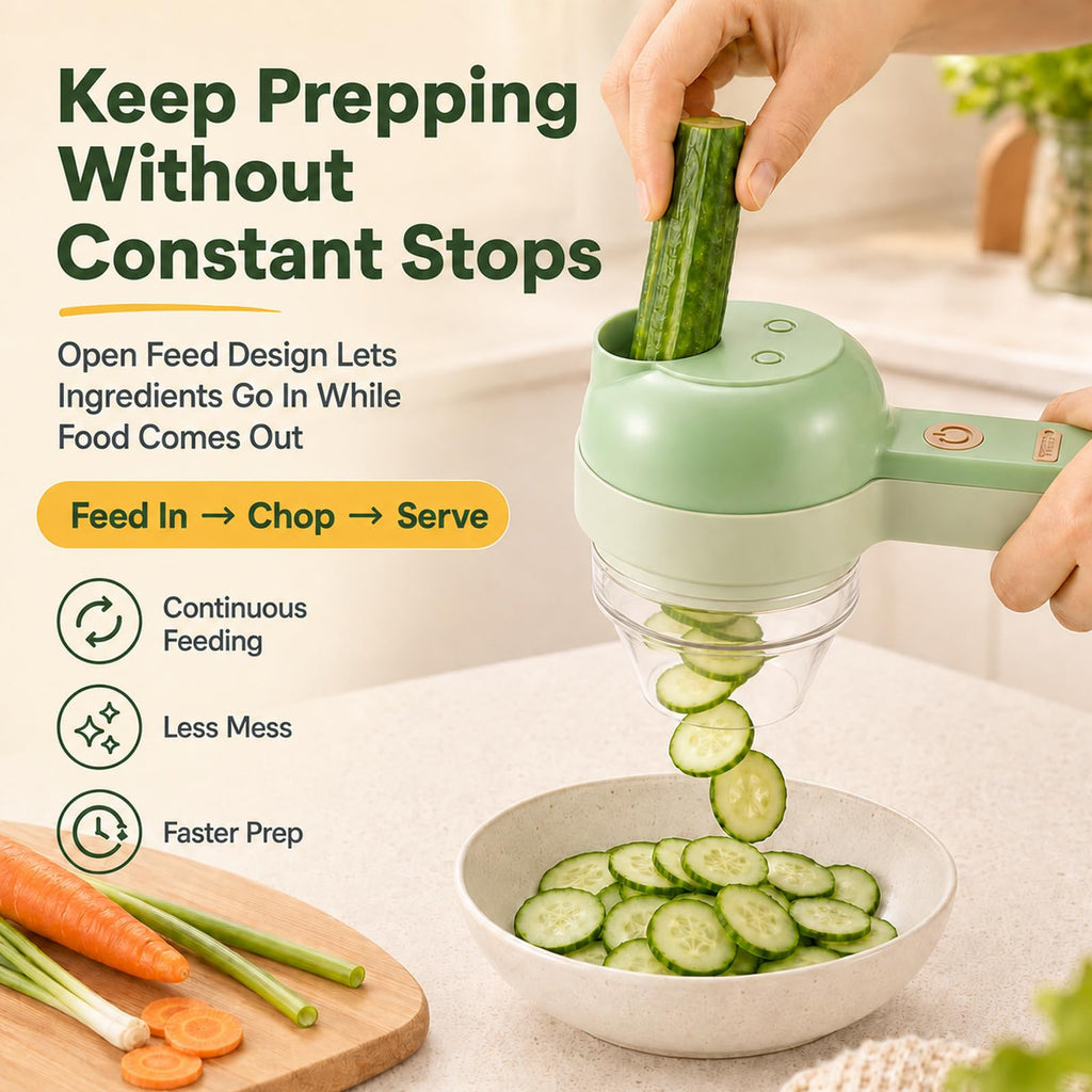 4 in 1 Handheld Electric Food Chopper C4534