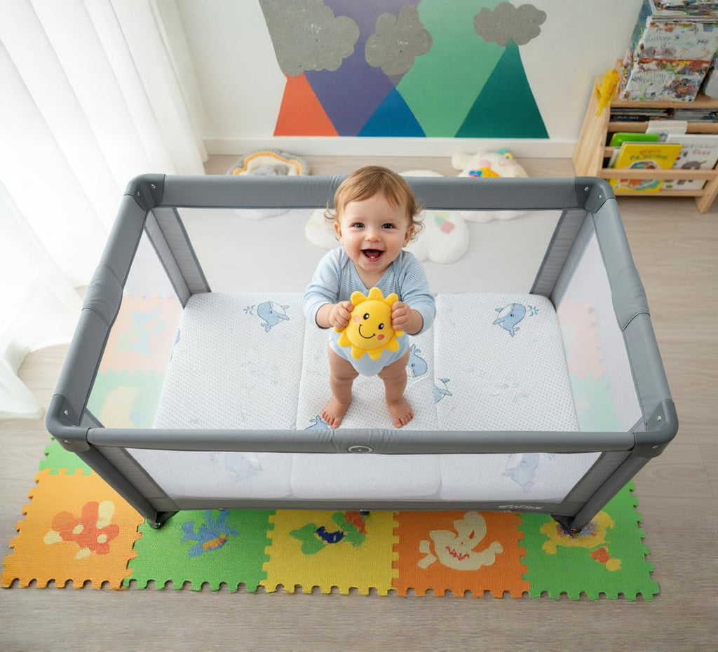 Pack and Play Mattress, 38"x26" Trifold Memory Foam R2207