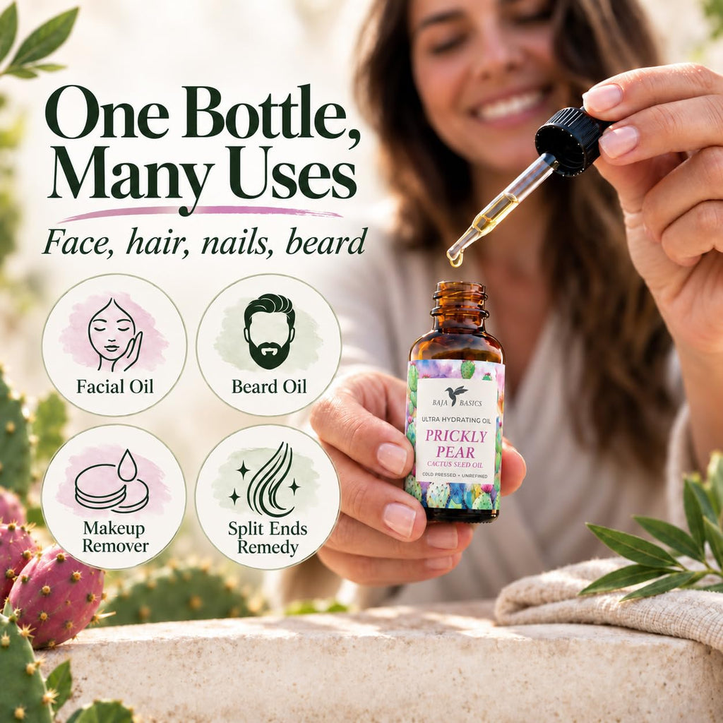 Organic Cold-Pressed Prickly Pear Seed Oil 1 oz W128