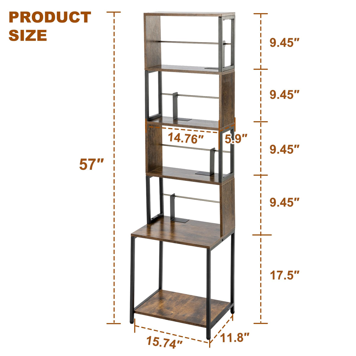 6-Tier CD DVD Storage Rack B96519