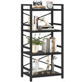 4 Tier Metal Wood Bookshelf X83558
