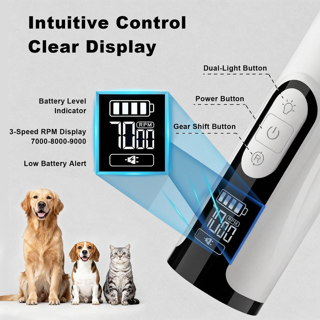 Dog Nail Grinder with LED Light R27544