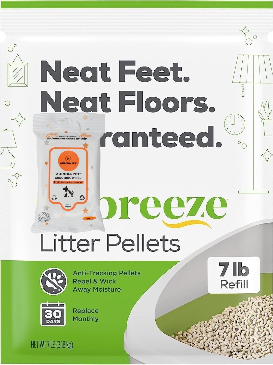 Cat Litter Pellets Refill 7 Pounds Y248021