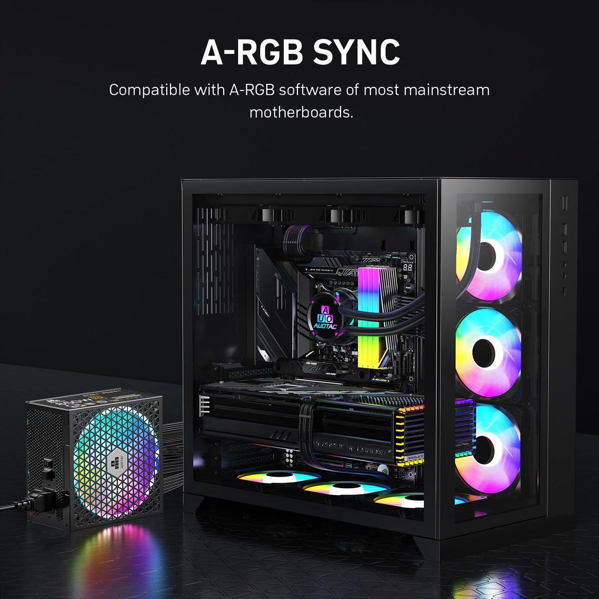 850W Fully Modular 80+ Gold ATX 3.1 Power Supply M59225