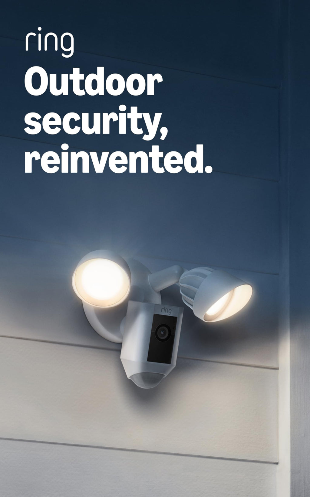 Wired Floodlight Cam White C417