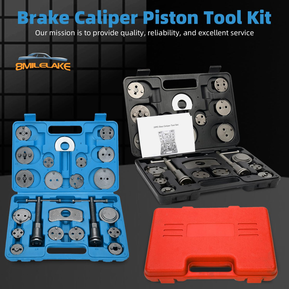35pcs Disc Brake Caliper Tool Kit H80246