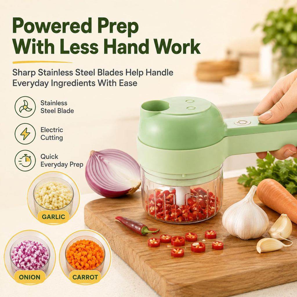 4 in 1 Handheld Electric Food Chopper C4534