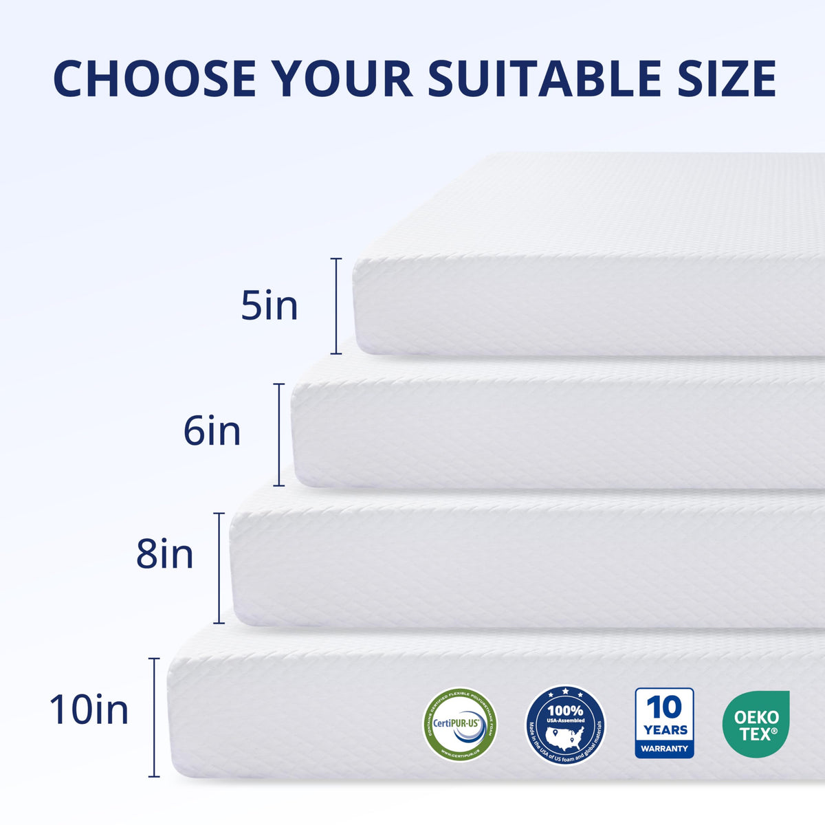 6 Inch Full Mattress B96746