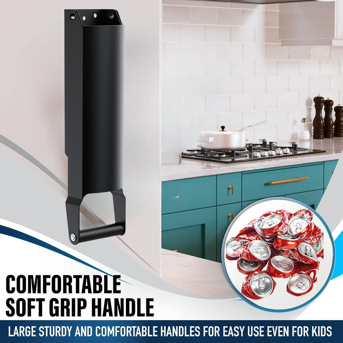 Wall-Mounted Heavy Duty Can Crusher D4479