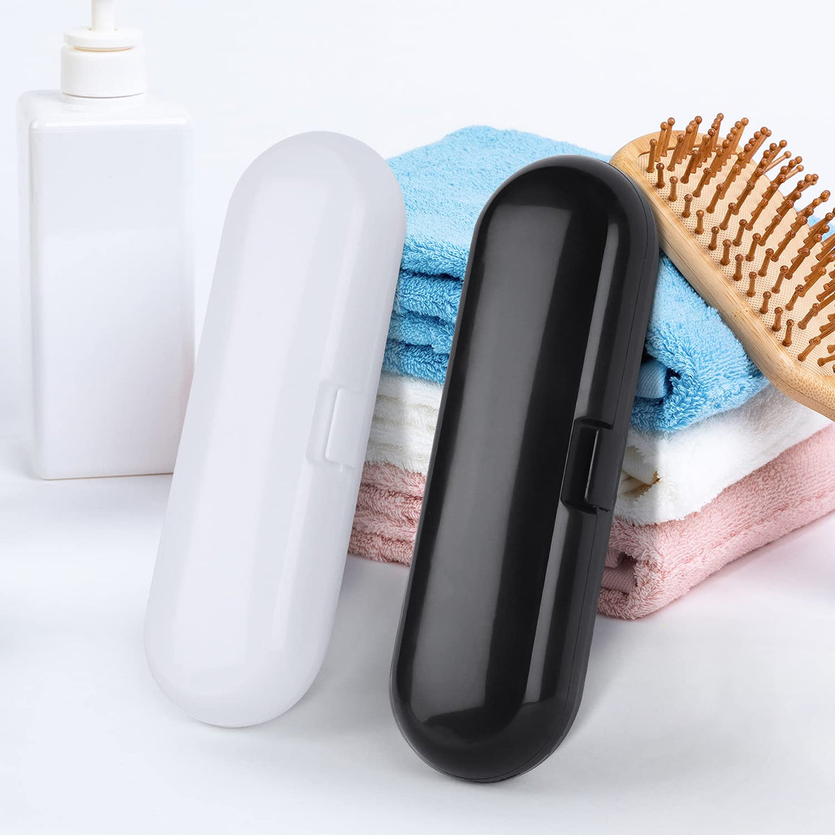 2 Pack Portable Electric Toothbrush Travel Case F496