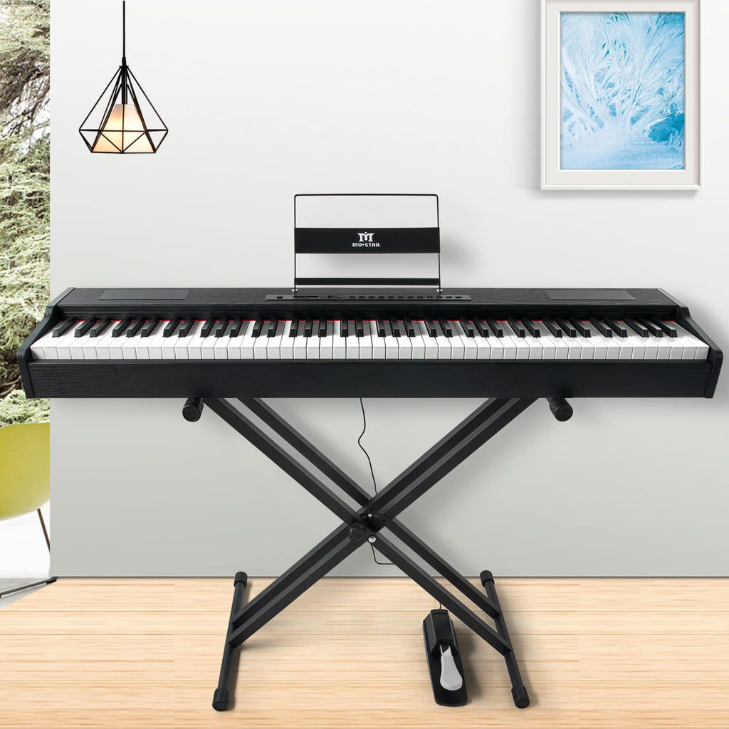 88 Key Fully Weighted Hammer Action Digital Piano with Stand B43696
