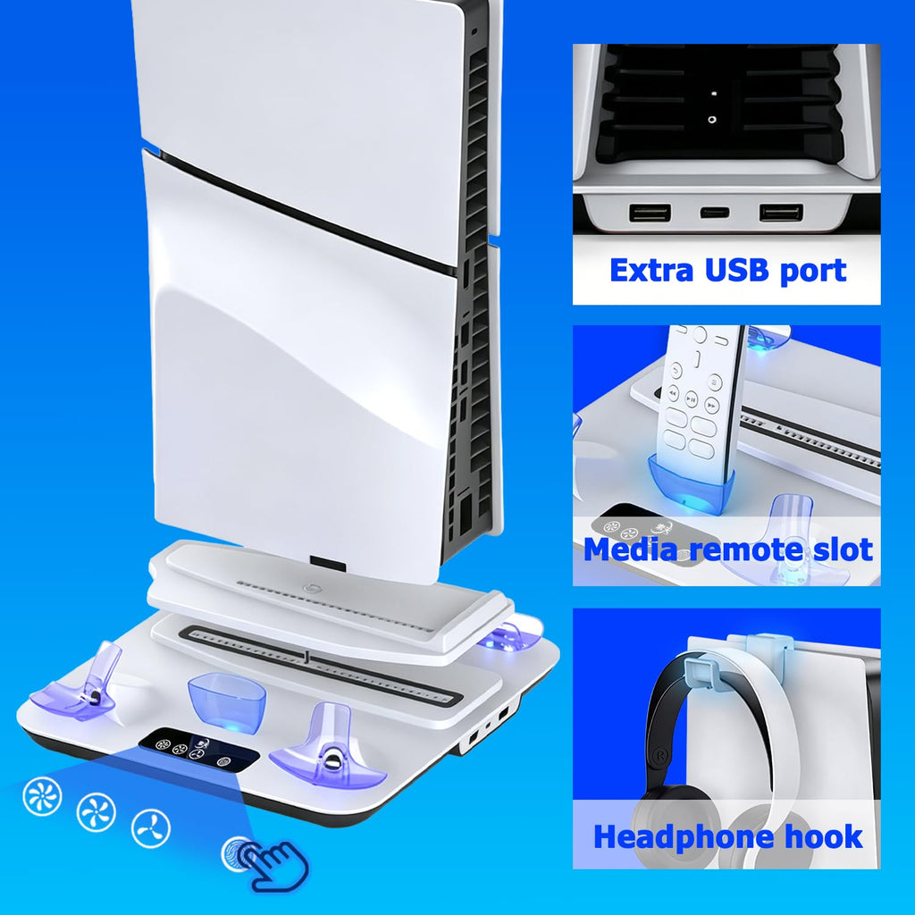 PS5 Cooling Station with Controller & PS VR2 Charger Q7619