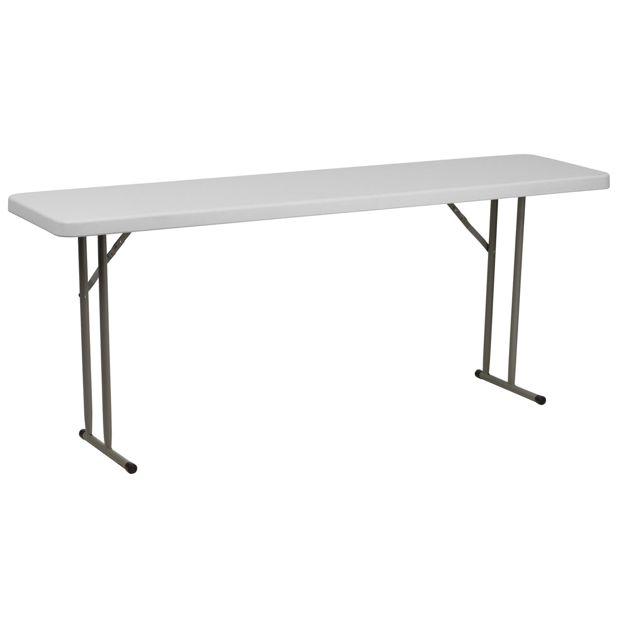 White Plastic Folding Table B1642